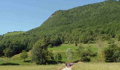 typical walking scenery (and weather!): Collsacabra