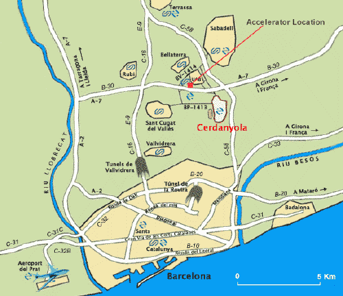 El Valls Science Park Location Map